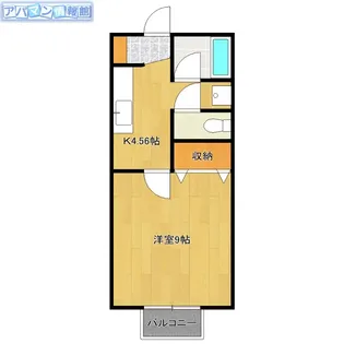 コーポサウスタウン【1階】の間取り