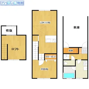 ガレージプラス【1階】の間取り