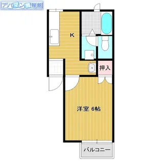 ルミエール【102号室】の間取り