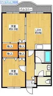 T&K寺尾前通【2階】の間取り