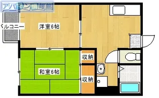 カーサレフィナード【201号室】の間取り