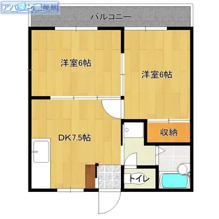 グランフォーレ寺尾【105号室】の間取り