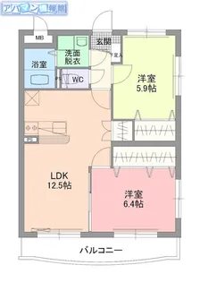 ジュエルSK【3階】の間取り