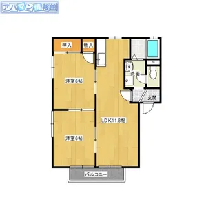 エス・テ・シャトー青山C【101号室】の間取り