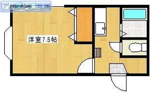 バンベルク南【2-A号室】の間取り