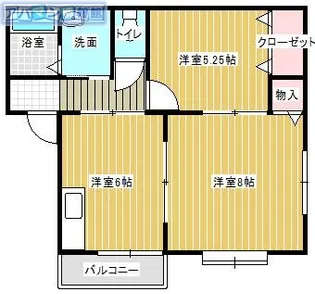 スターハイツⅡ【2階】の間取り