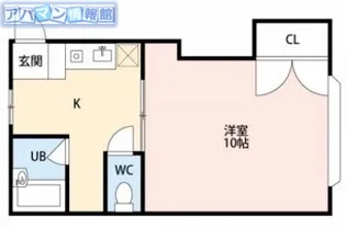 コーポエスポワール【2階】の間取り