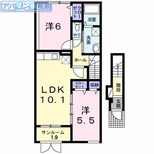 グラン・シエル【2階】の間取り