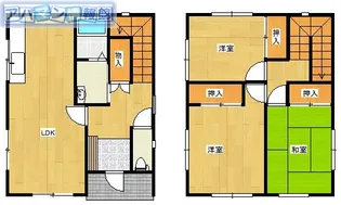 新潟県新潟市中央区関屋松波町2丁目【一戸建】の間取り