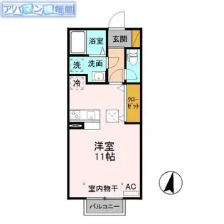 セジュールシャイン【1階】の間取り