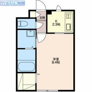 アークイガラシⅡ【2階】の間取り