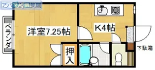 コーポかんだ【203号室】の間取り