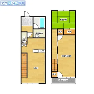 新潟県新潟市中央区関屋本村町1丁目【タウンハウス】の間取り