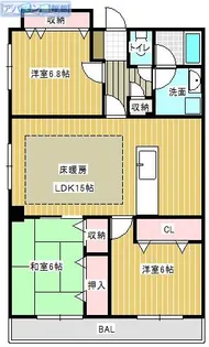 オーパスアレイ【1階】の間取り