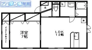 エルフィン南台【202号室】の間取り