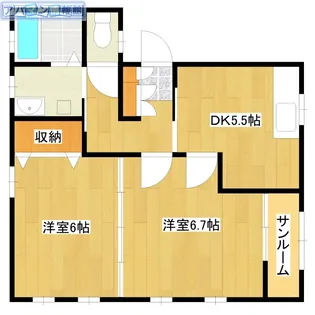 アーバンライフ【1階】の間取り
