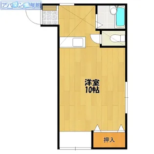 北陸グリーンハイツ【102号室】の間取り