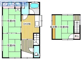 新潟県新潟市西区坂井東2丁目【一戸建】の間取り