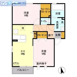 フィロソフィア B【1階】の間取り