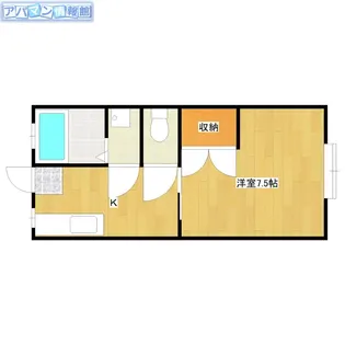 ハイツ江北【1階】の間取り