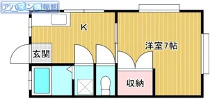 ハイツ江北【106号室】の間取り