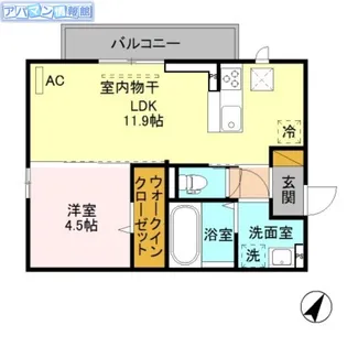 エスポワール寺尾台A【2階】の間取り