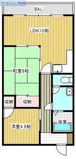 メゾン信濃【2階】の間取り