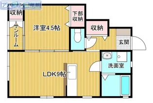 グランビルさかい【1階】の間取り