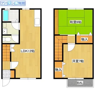 ラ・ファイエ【1階】の間取り