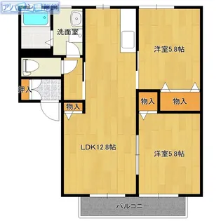 じゅりあん南台【1階】の間取り
