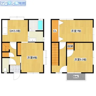 新潟県新潟市小針3丁目【タウンハウス】の間取り