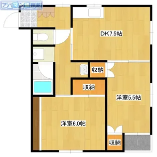 ピアータウン【205号室】の間取り