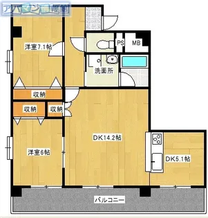 サンパティオ小針【3階】の間取り