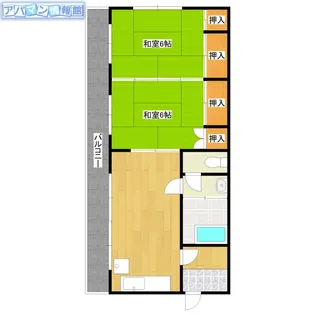 乙川マンション【303号室】の間取り