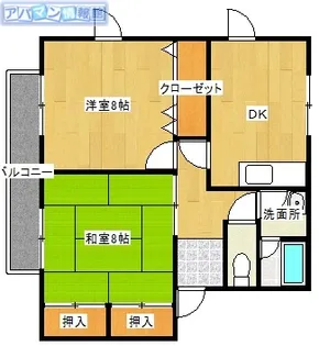 ソレイユ寺尾【302号室】の間取り