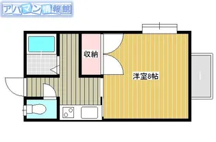 コーポリブ【101号室】の間取り