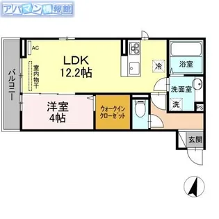 アルデバラン【1階】の間取り