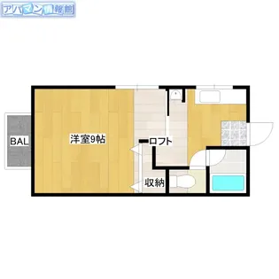 フレッシュ南台【2階】の間取り
