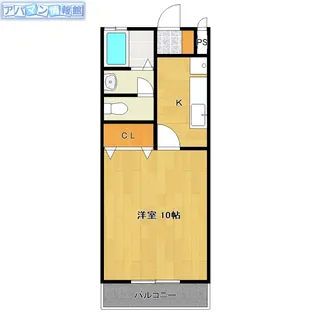 ココモ小新南【1階】の間取り