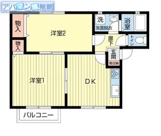 ハイムファンタジア【A101号室】の間取り