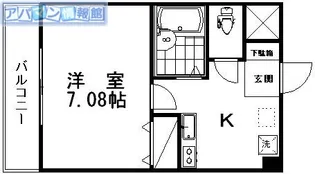 インプレスコート【302号室】の間取り