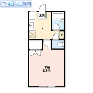 ポムフリット【1階】の間取り