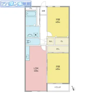 シティコーポⅡ【202号室】の間取り
