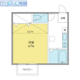 プライムコート【103号室】の間取り