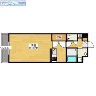 リベルテ白鳥【306号室】の間取り