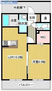 ディアコート【205号室】の間取り