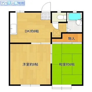 パークタウン【A-1号室】の間取り