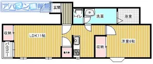 トゥール・デュ・寺尾【101号室】の間取り