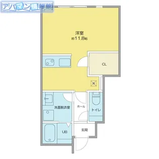 Maison de Richときめき西【101号室】の間取り