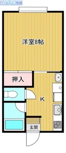 コーポ相川【201号室】の間取り